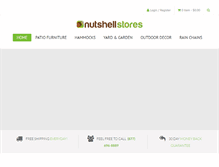 Tablet Screenshot of nutshellstores.com